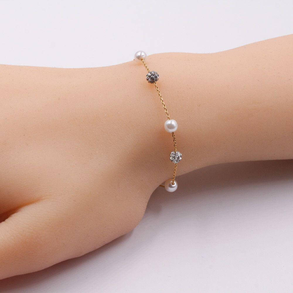 اسواره بولز لولو وكريستال اسواره متوفر 2 لون