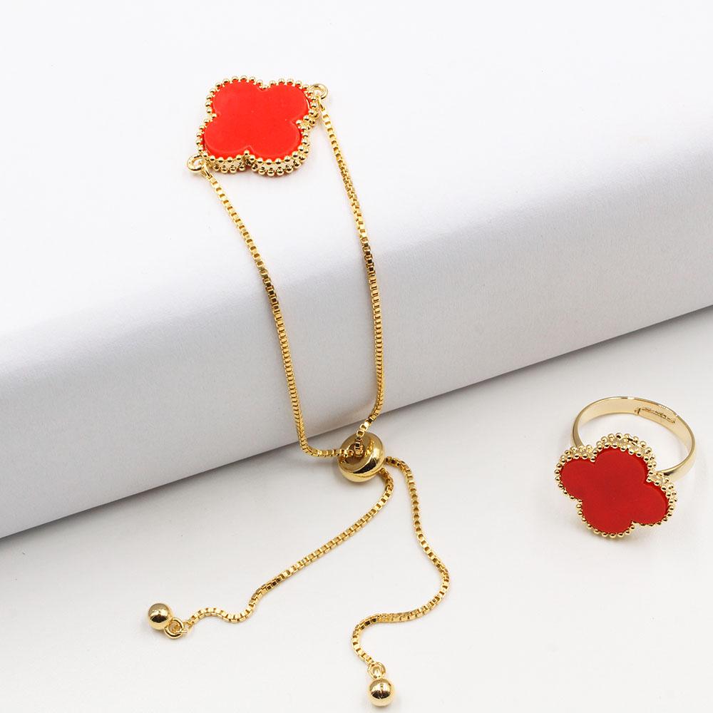 طقم اسواره سحاب وخاتم فان كليف كبير طقم متوفر 7 لون