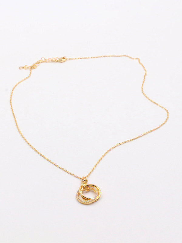 سلسال مدور حلقات ناعم زركون ملون سلسال jewel ذهبي