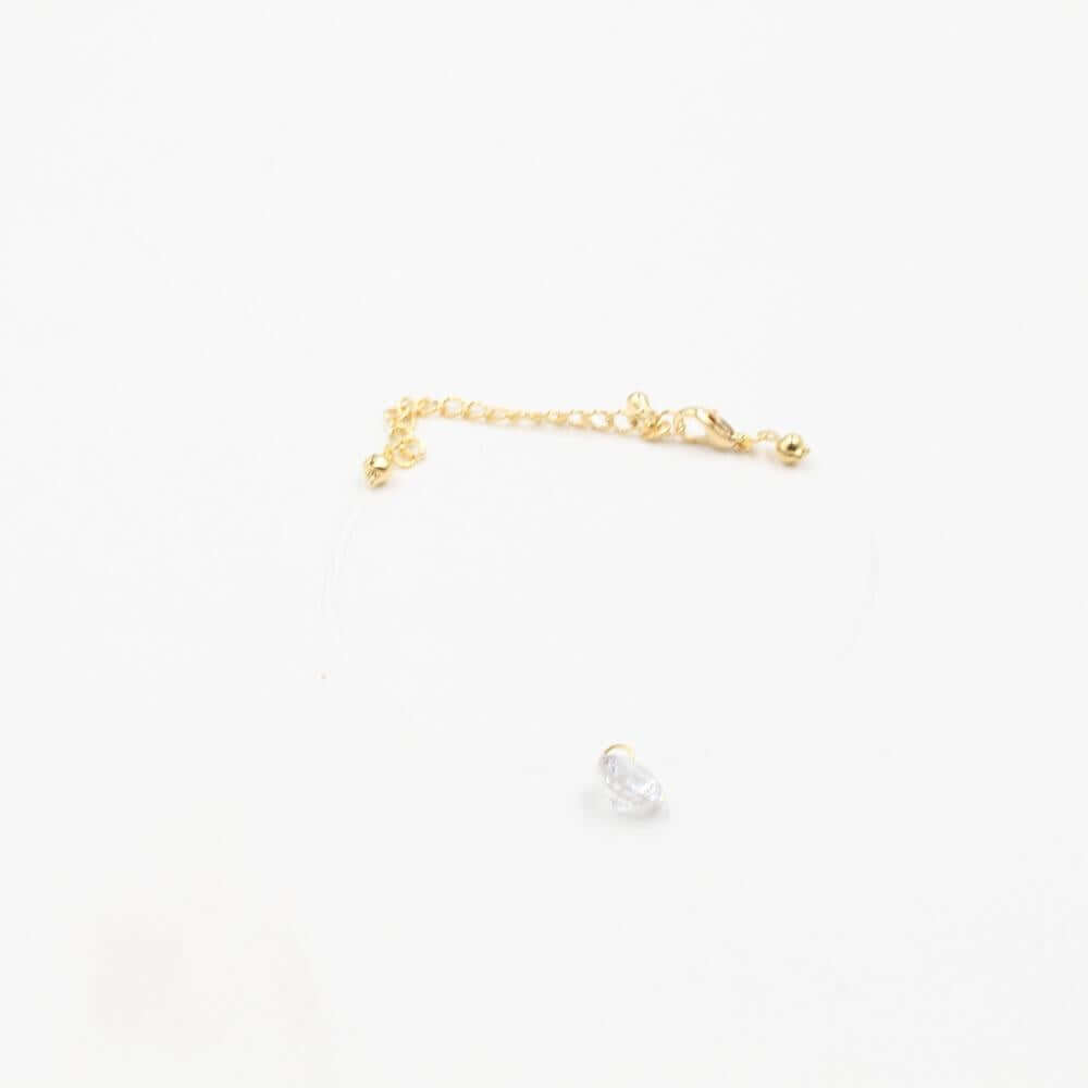 اسواره خيط شفاف بفص اسواره متوفر 2 لون ذهبي