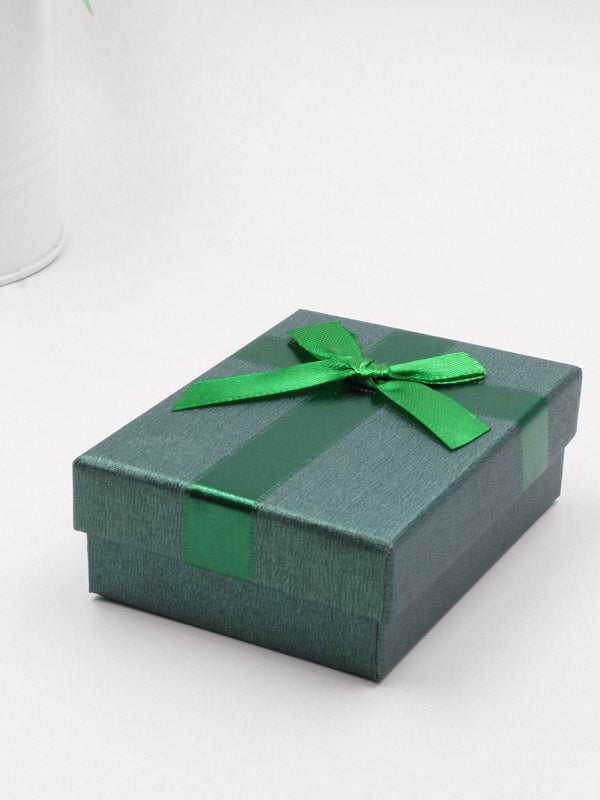 علبة هدية صغيرة بالوان مختلفة انيقة اخضر - Jewel