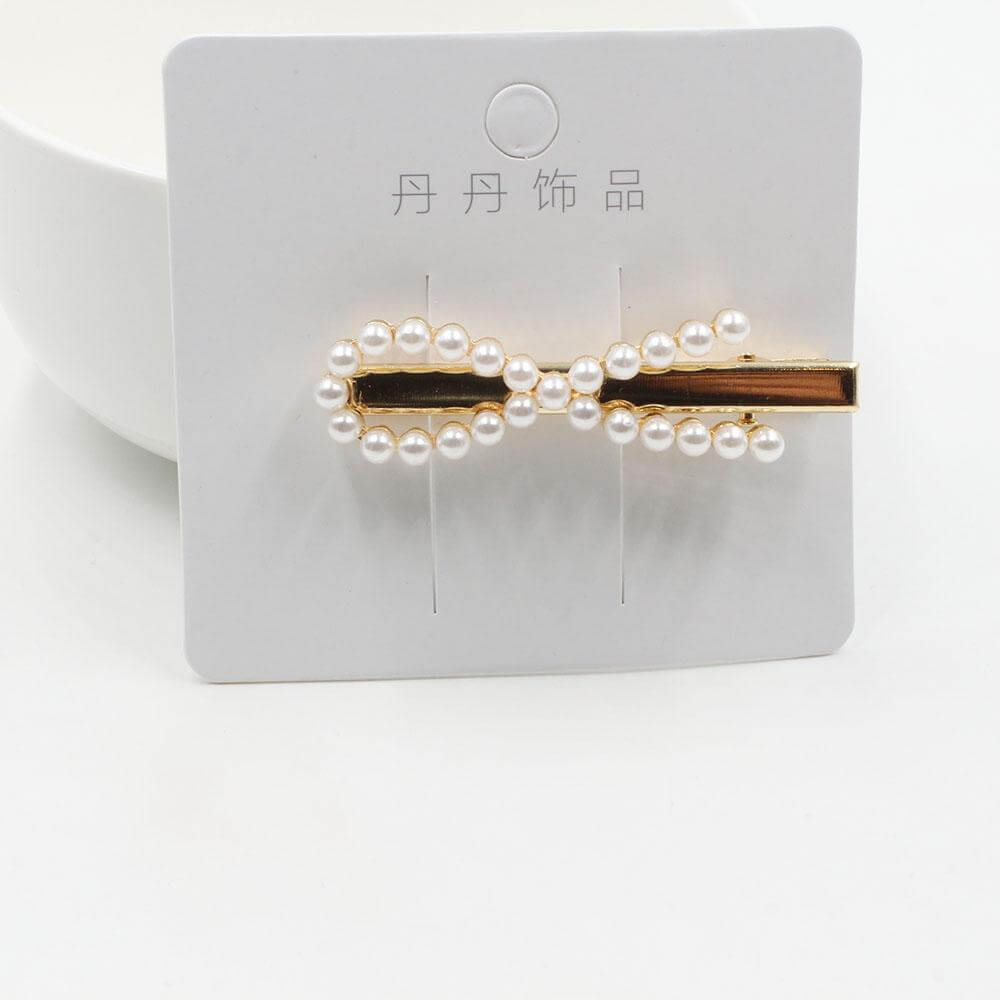 بنس للشعر لولو فيونكه اكسسوارات شعر متوفر 1 لون ذهبي