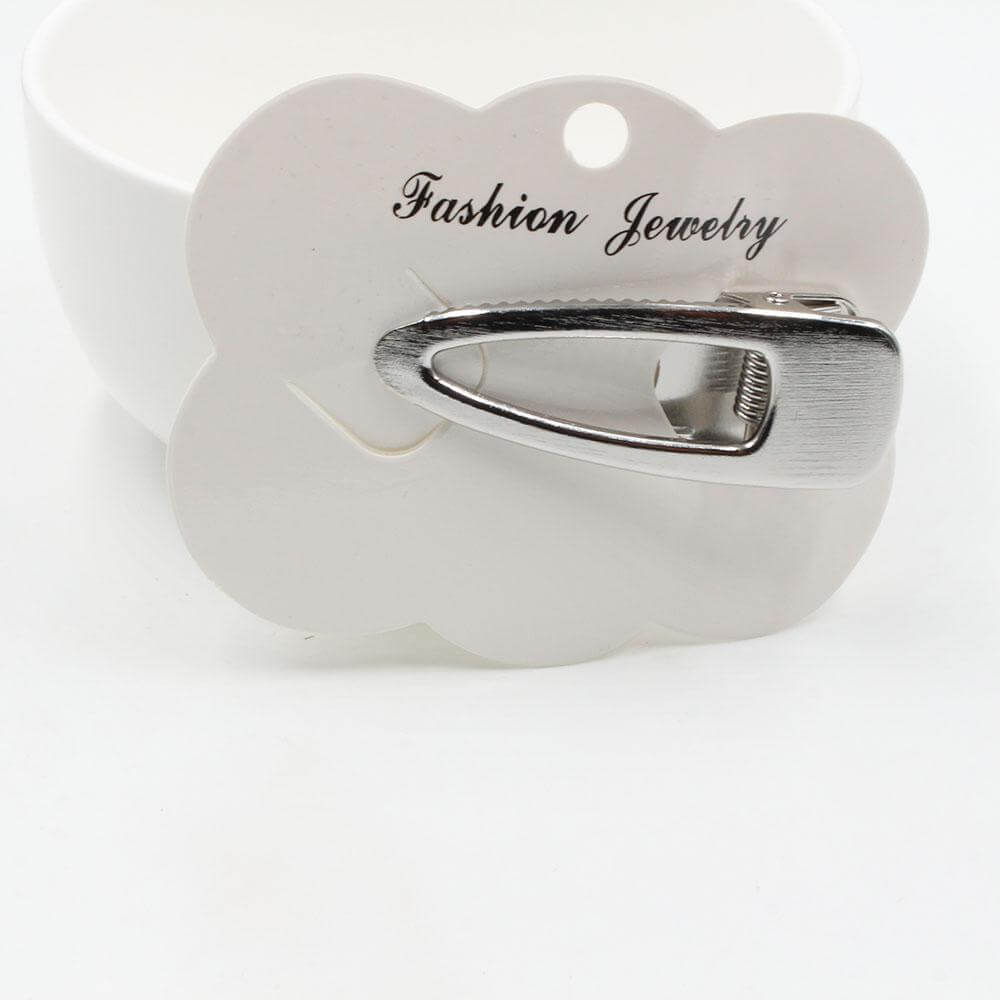 بنس للشعر ميتال اكسسوارات شعر متوفر 2 لون فضي