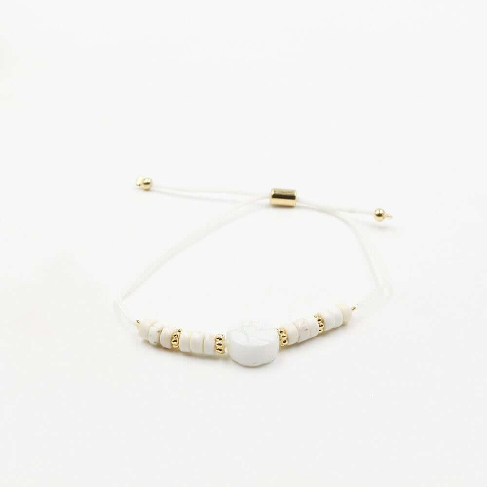 اسواره حجر ملون سحاب كوري اسواره متوفر 5 لون ابيض