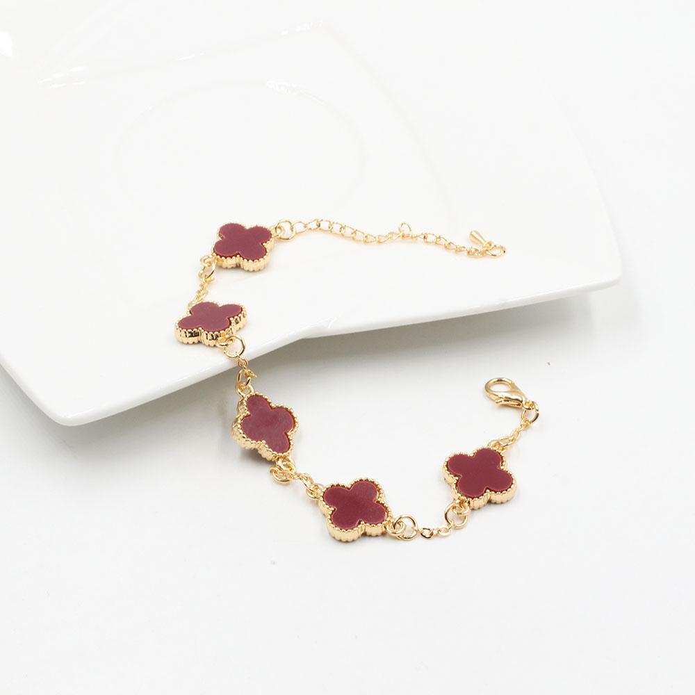 اسواره فانكليف وردات اسواره متوفر 11 لون عنابي ذهبي