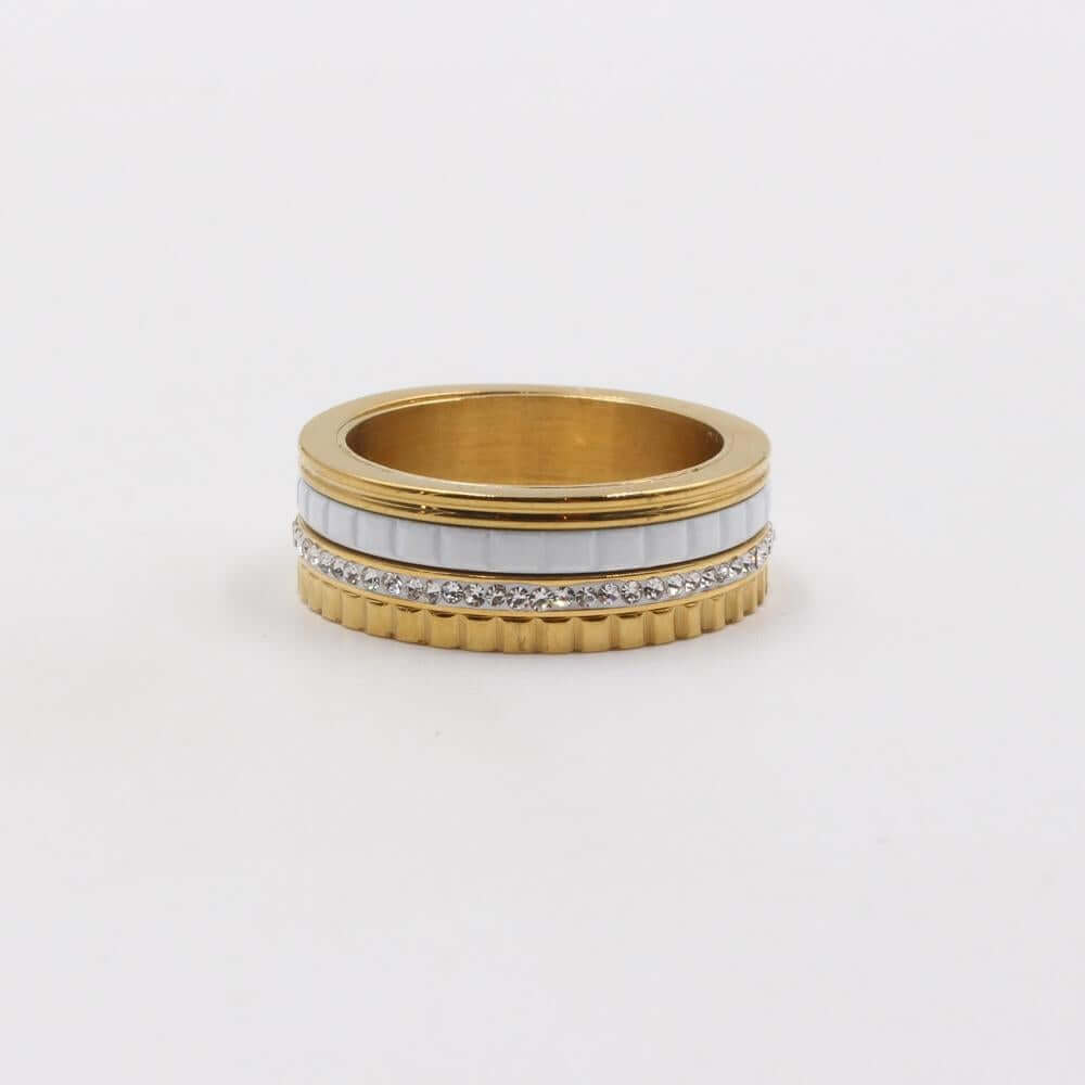 خاتم بوشرون الجديد خواتم متوفر 5 لون ابيض ذهبي 6