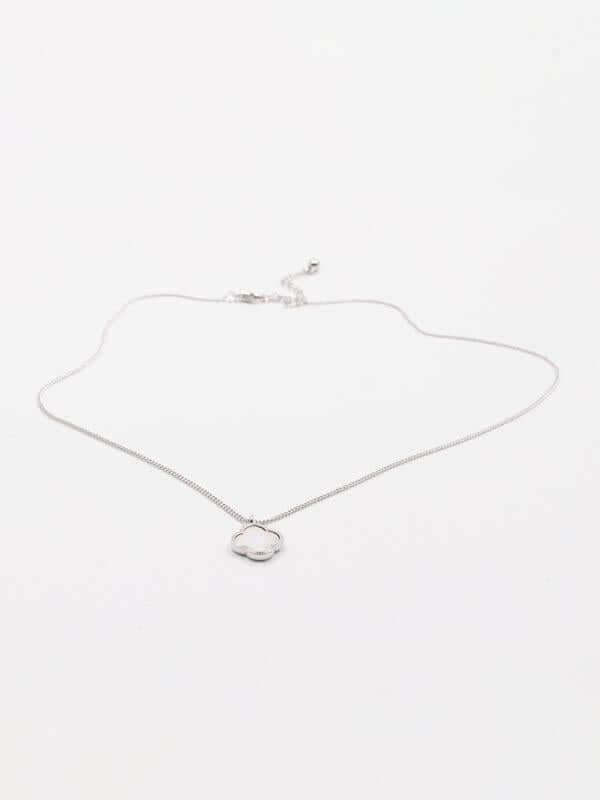 سلسال فان كليف شيل صغير سلسال van cleef ابيض فضي