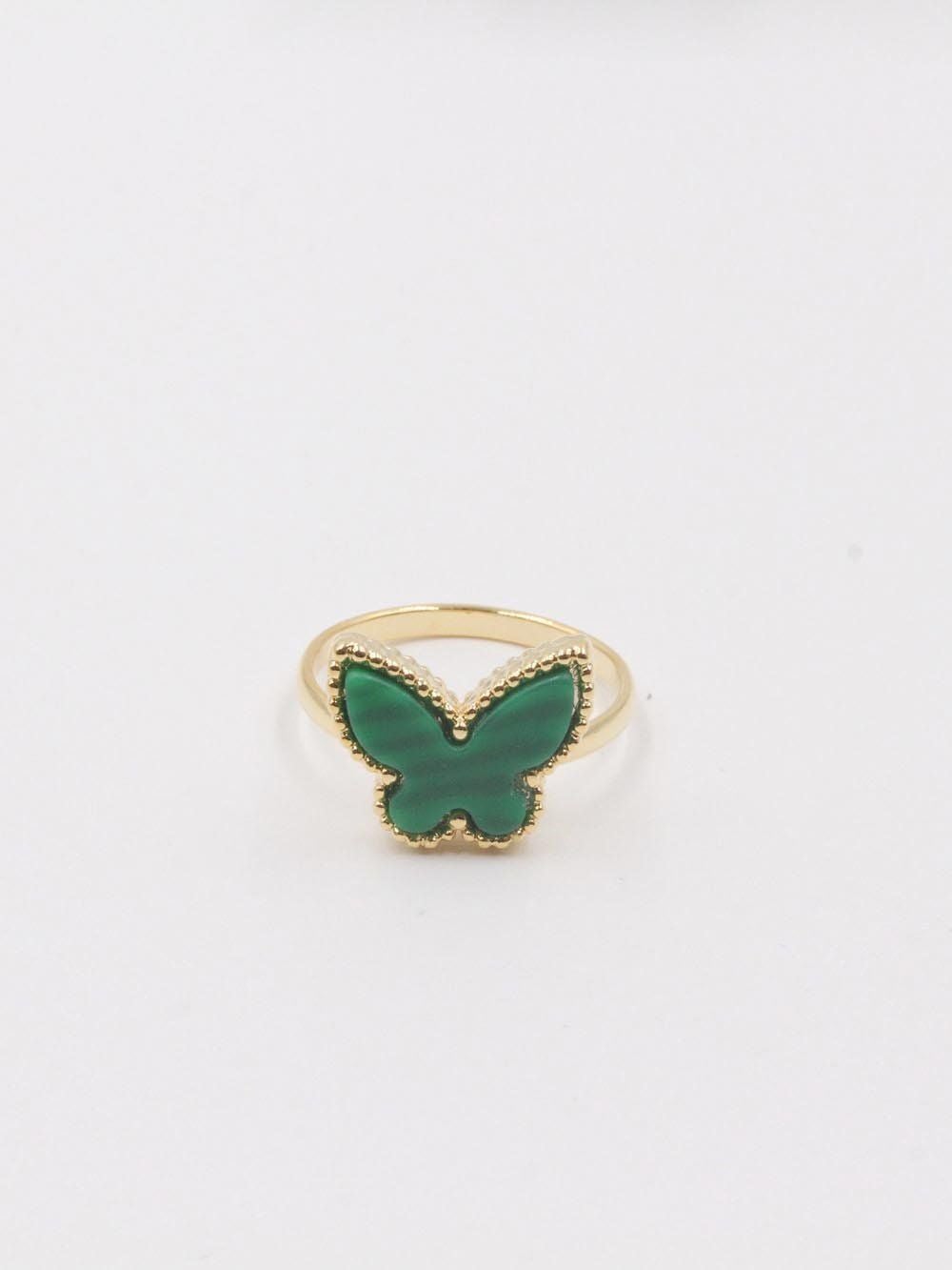 خاتم فان كليف فراشة اخضر - Jewel