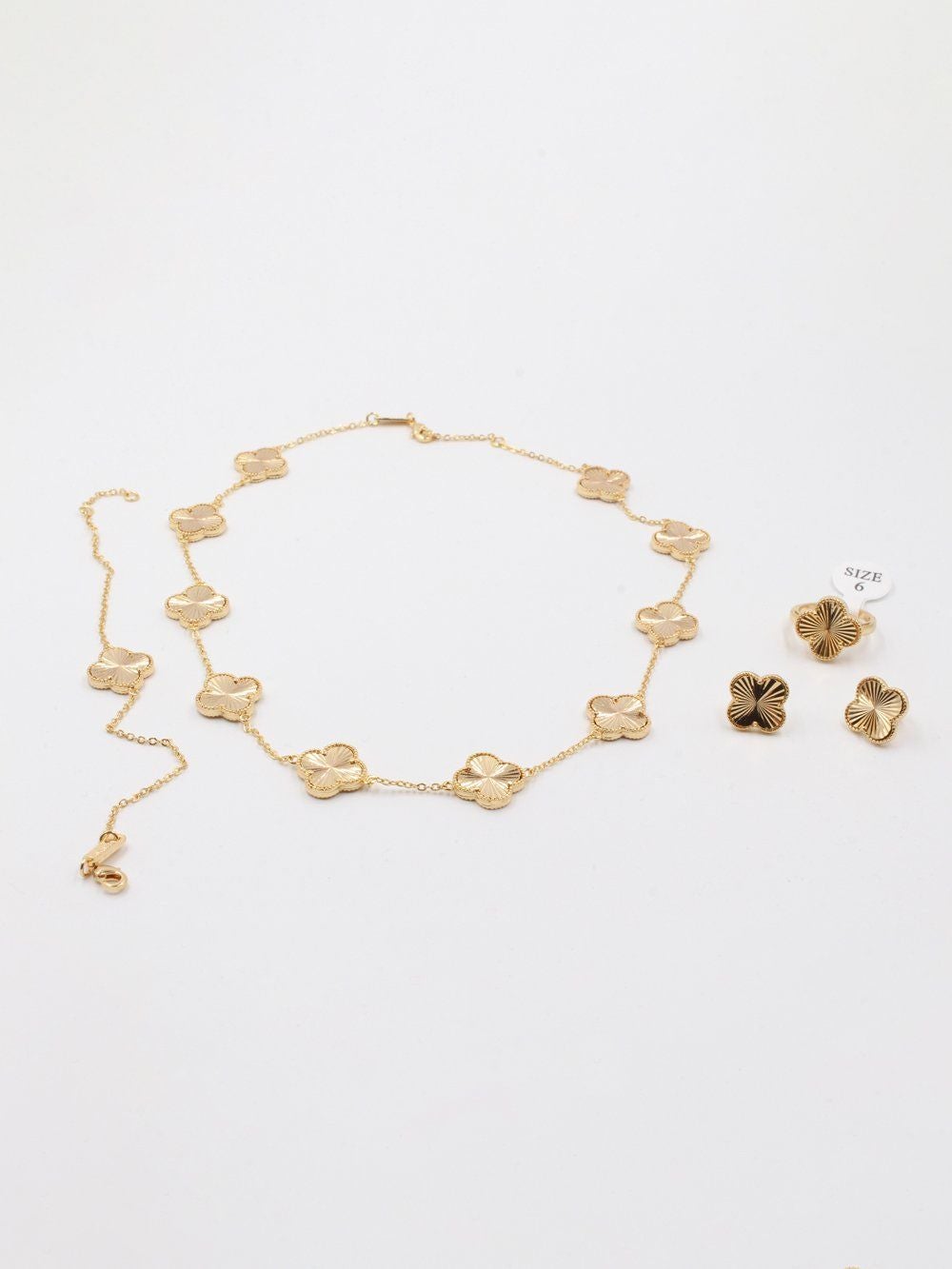 طقم فان كليف الذهبي 4 قطع اطقم van cleef