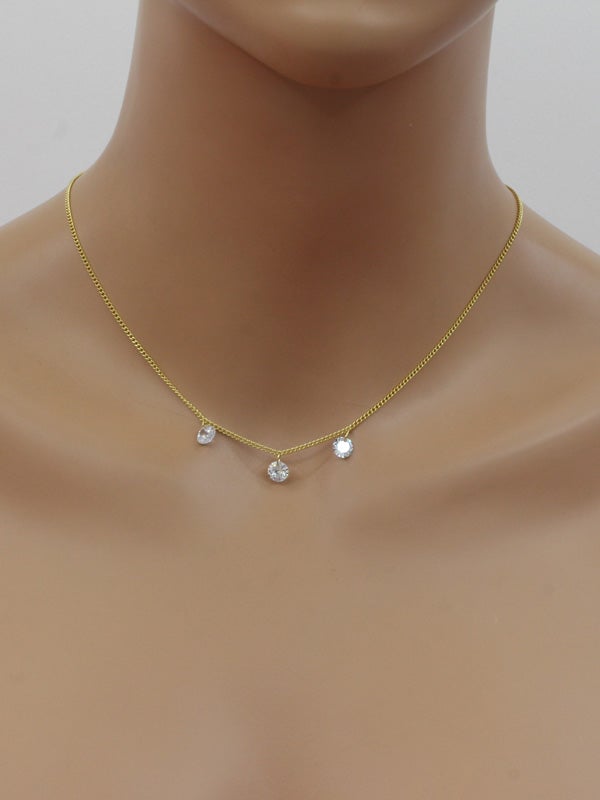 سلسال ناعم زركون ستونز  - Jewel