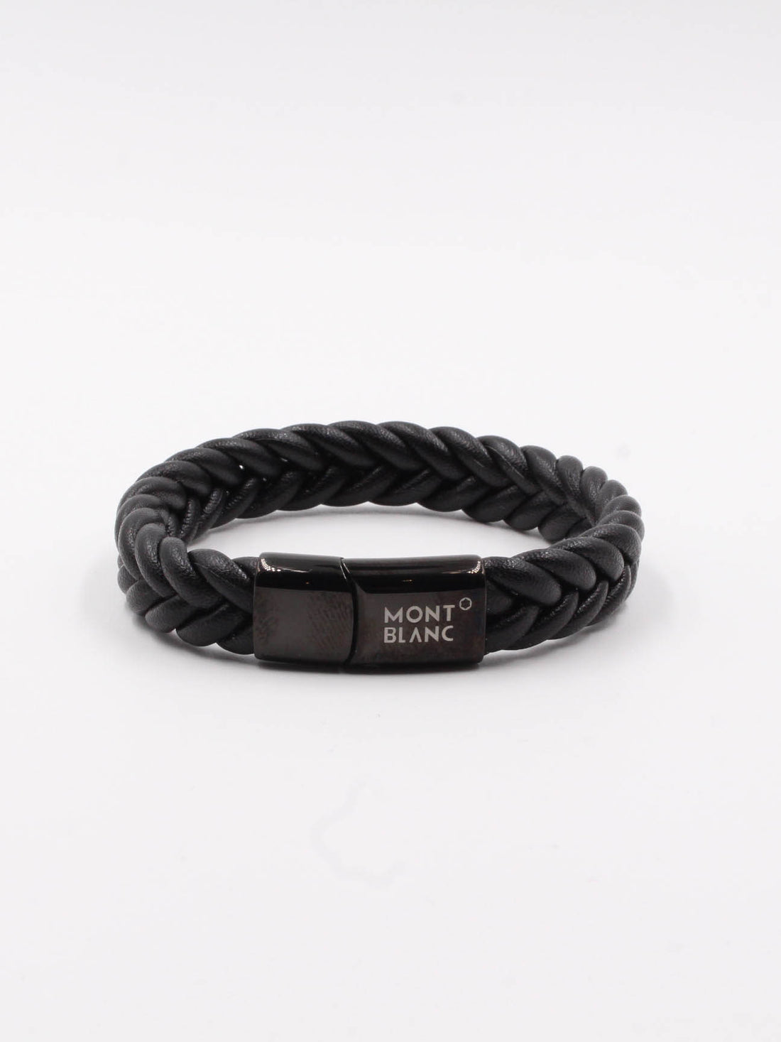 Mont Blanc bracelet for men - اسواره مونت بلانك رجالي اسواره mont blank أسود