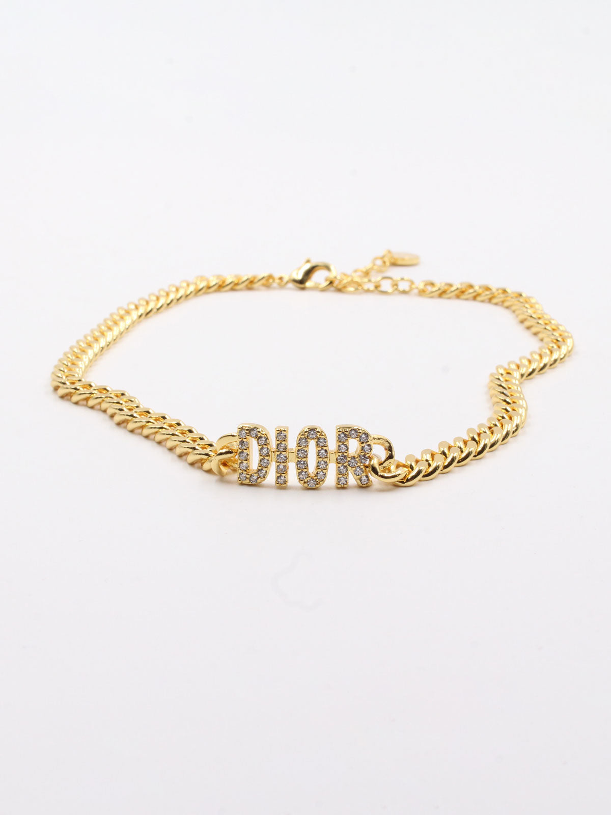 Dior zircon necklace - سلسال ديور زركون سلسال Jewel ذهبي 