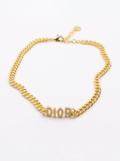 Dior zircon necklace - سلسال ديور زركون سلسال Jewel  