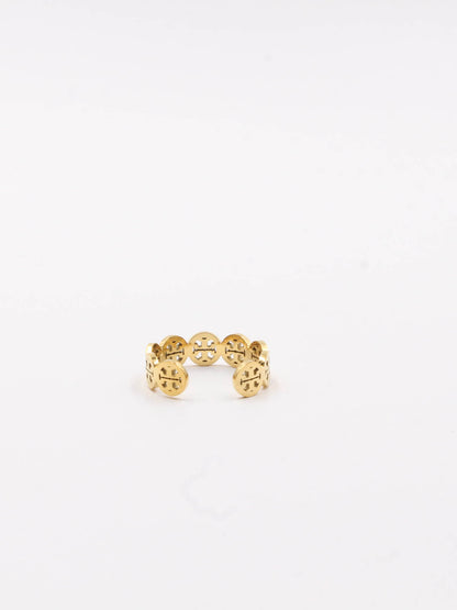 Tory Burch ring with circles - خاتم توري بورش بدوائر خواتم Jewel  