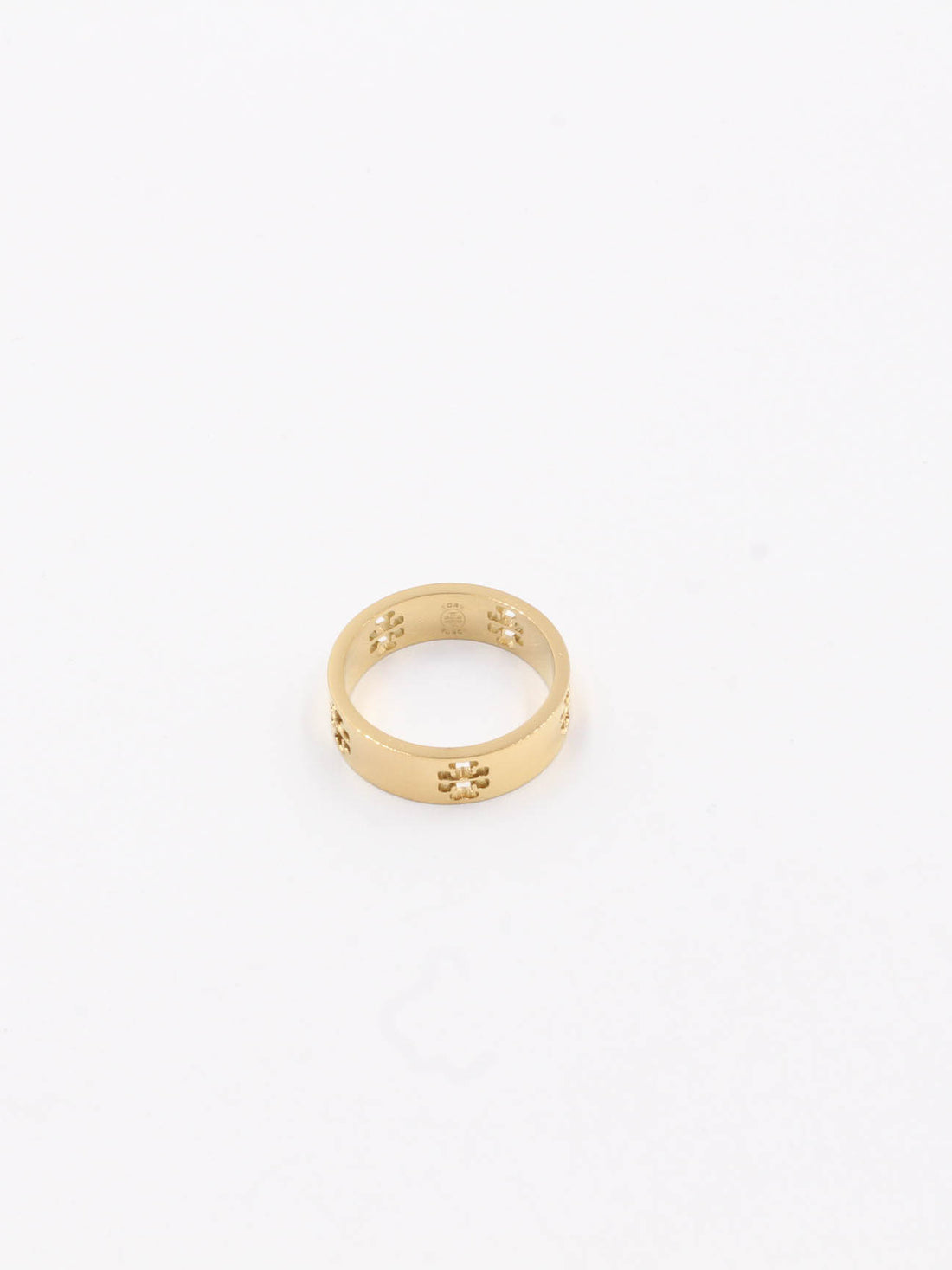 Tory Burch logo ring - خاتم توري بورش بشعار الماركة خواتم tory burch ذهبي 7