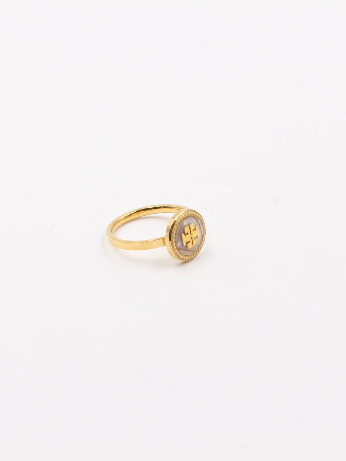 Tory Burch gold ring - خاتم توري بورش ذهبي خواتم tory burch ذهبي 9