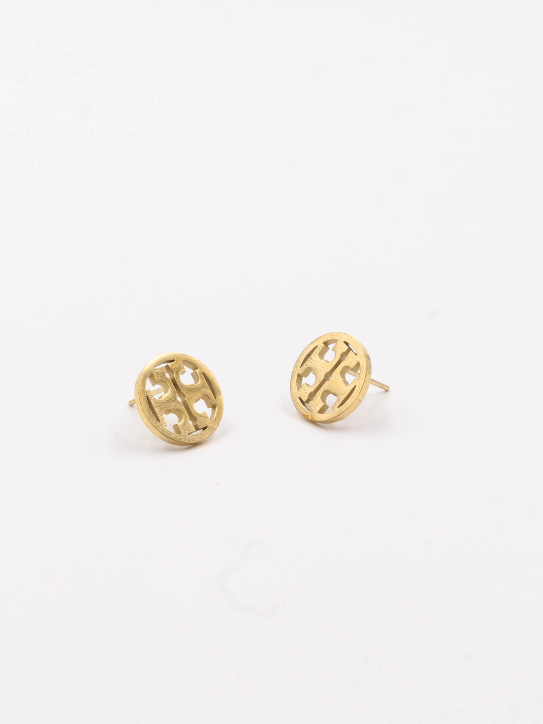 Tory Burch round earring - حلق توري بورش دائري حلق tory burch ذهبي