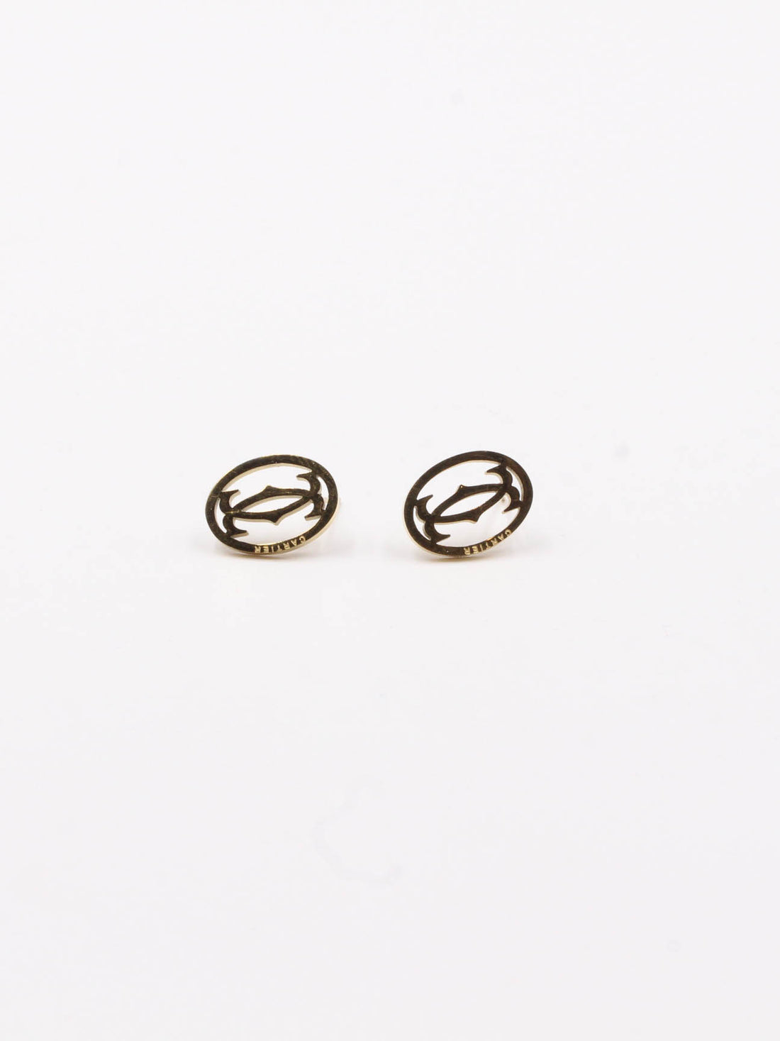 Cartier Gold Circle Earring - حلق كارتير سيركل ذهبي حلق Jewel