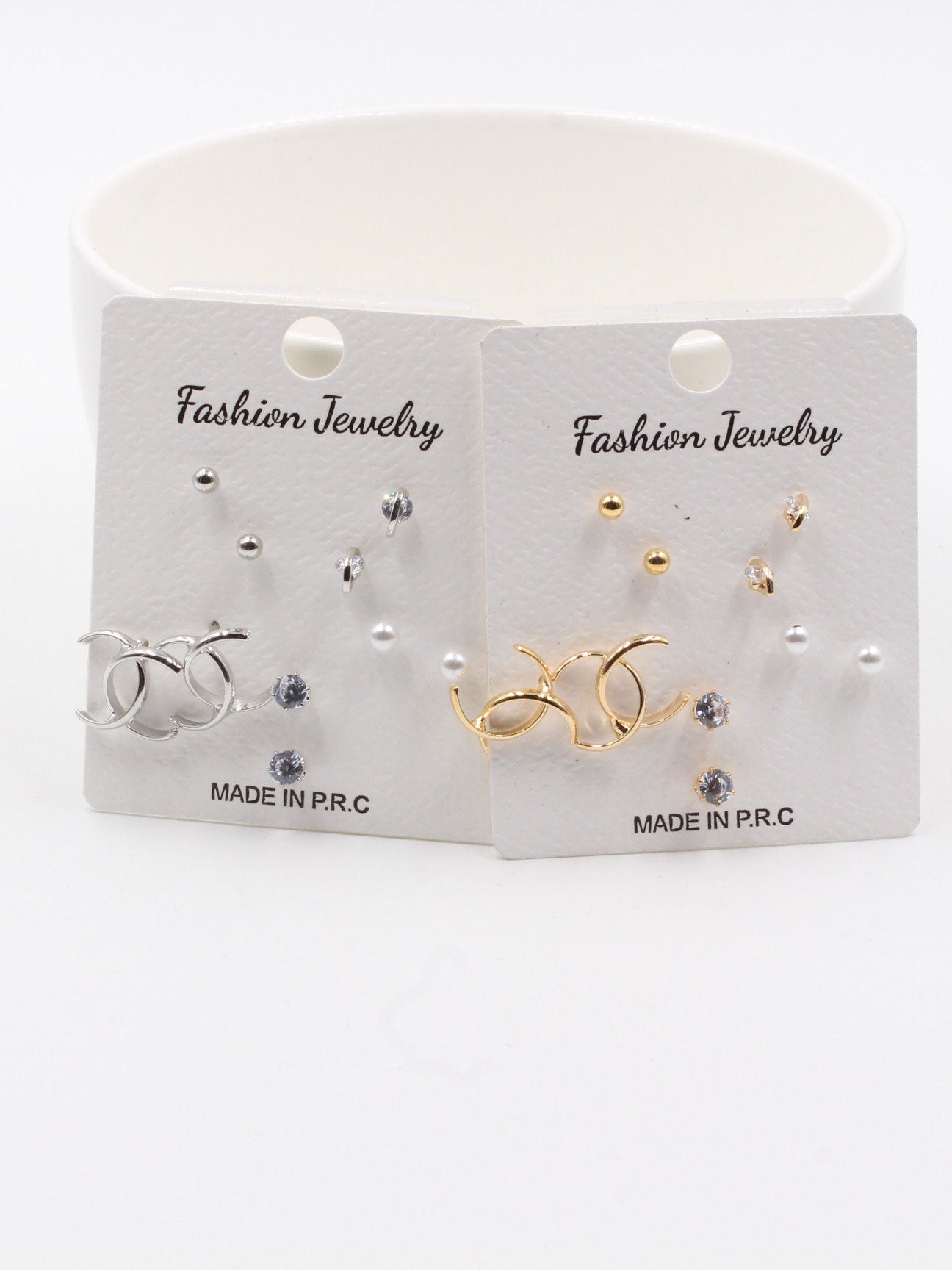 Chanel Earrings Set - مجموعة شانيل حلق حلق Jewel  
