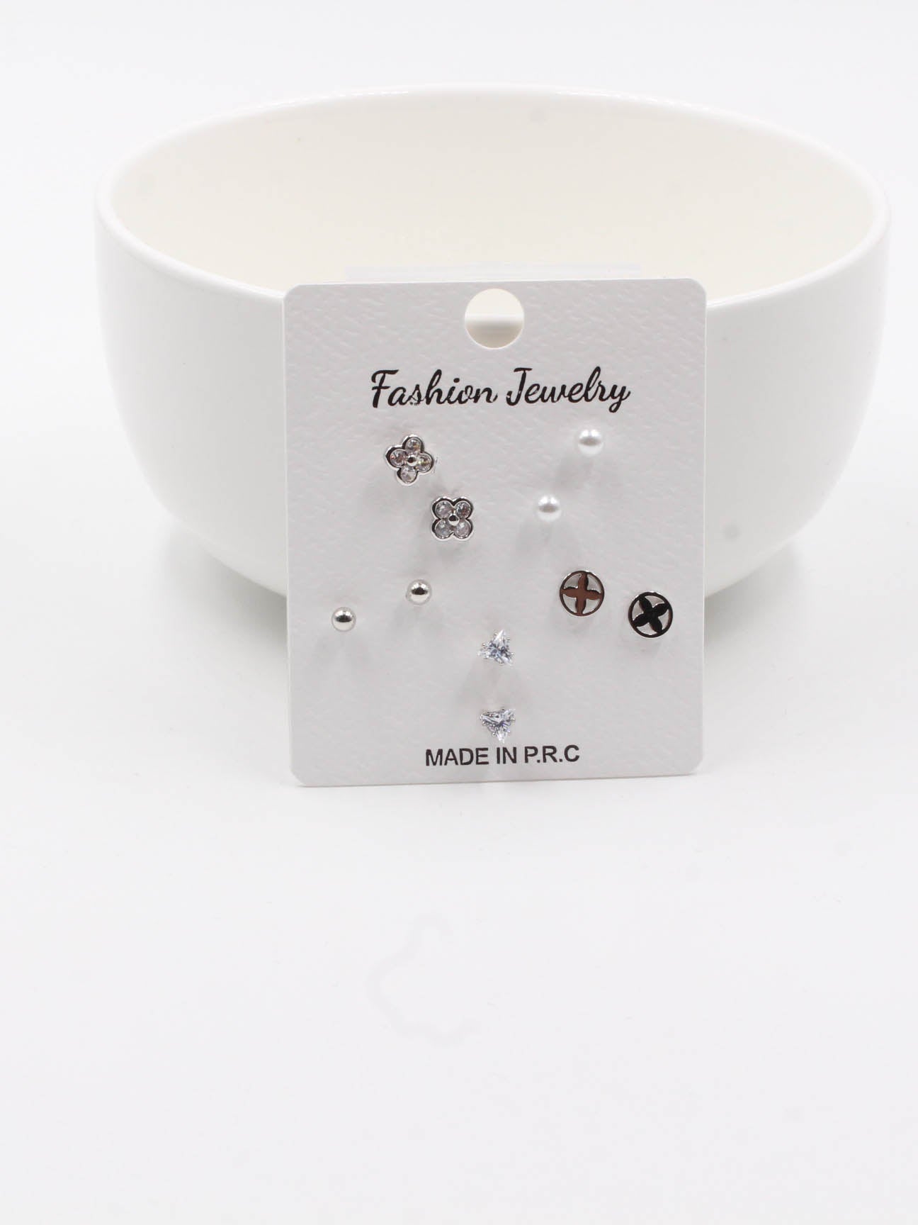Louis Vuitton Earrings Set - مجموعة لويس فيتون حلق حلق Jewel فضي  