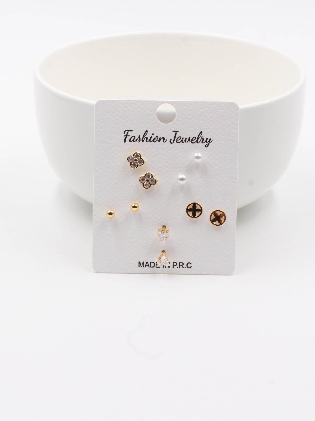 Louis Vuitton Earrings Set - مجموعة لويس فيتون حلق حلق Jewel ذهبي  