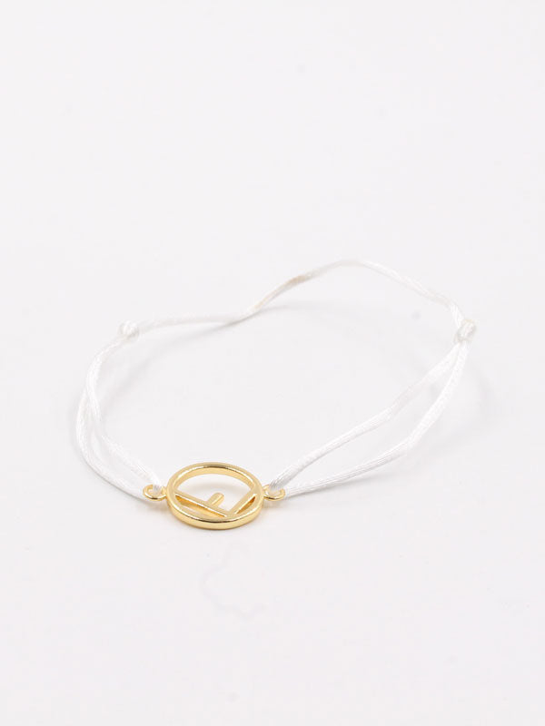 fendi string bracelet - أسوارة فندي خيط اسواره Jewel أبيض ذهبي  