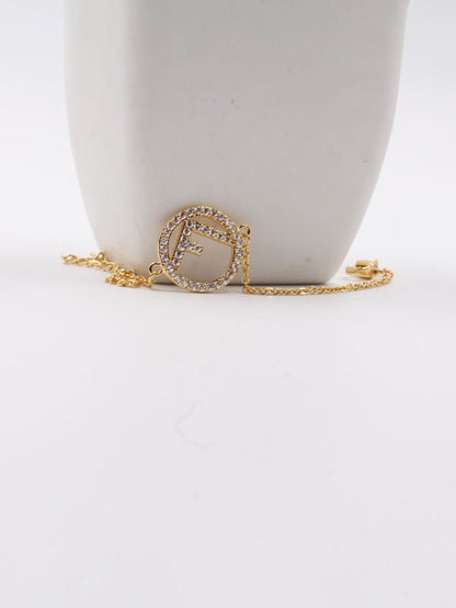 Fendi soft cubic zirconia bracelet - أسوارة فندي ناعمة زركون اسواره Jewel   