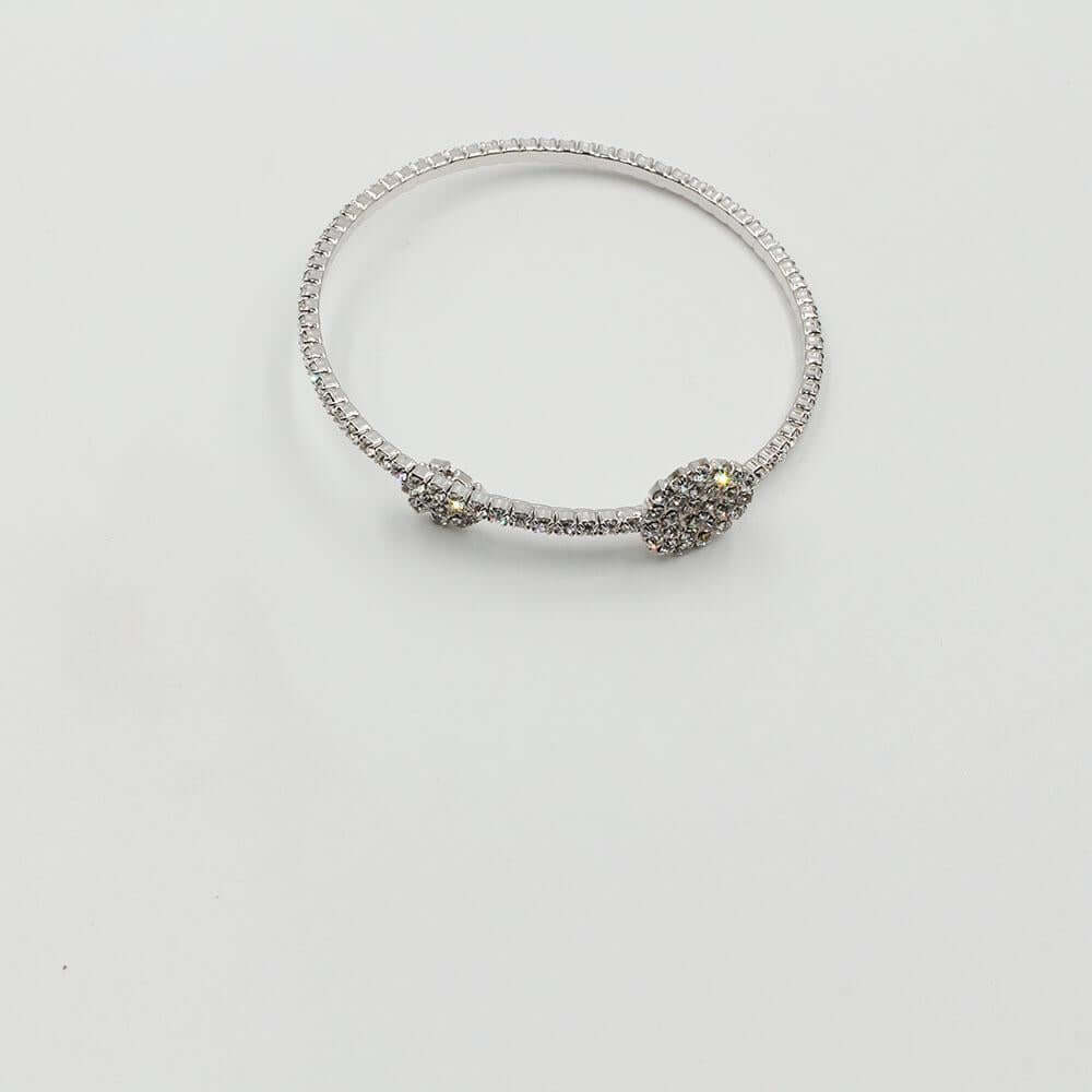 اسوارة سيركلز كريستال اسواره متوفر 3 لون فضي