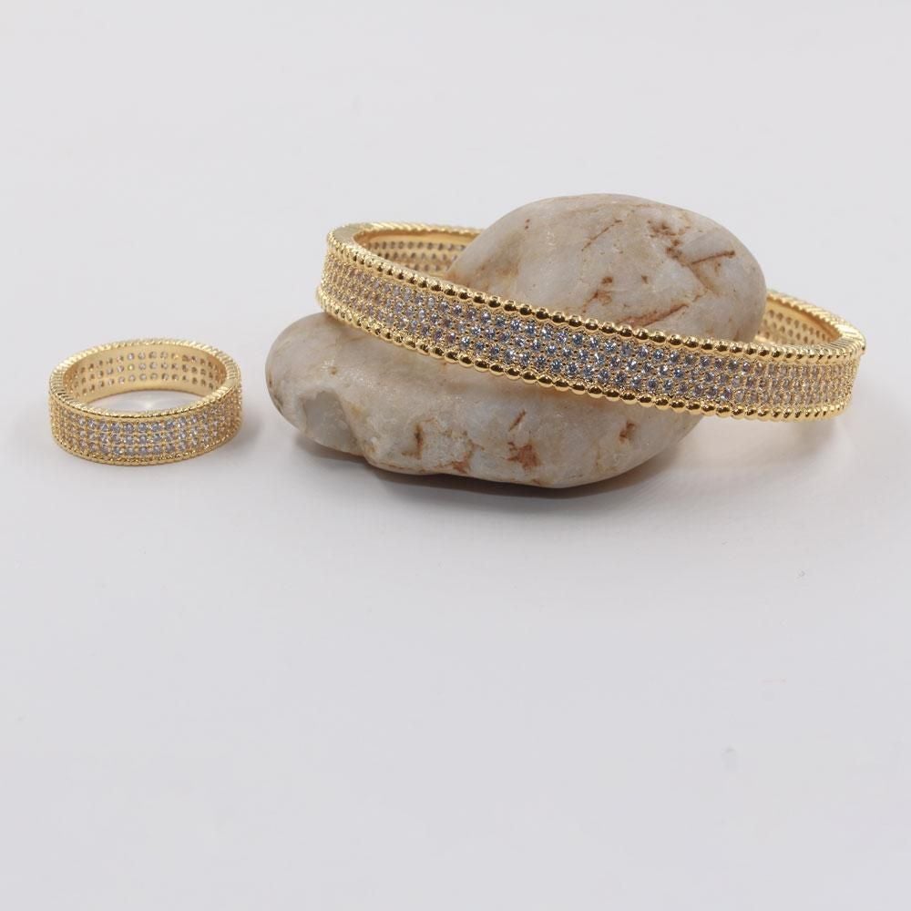 طقم فان كليف اسواره وخاتم زركون اسواره متوفر 2 لون