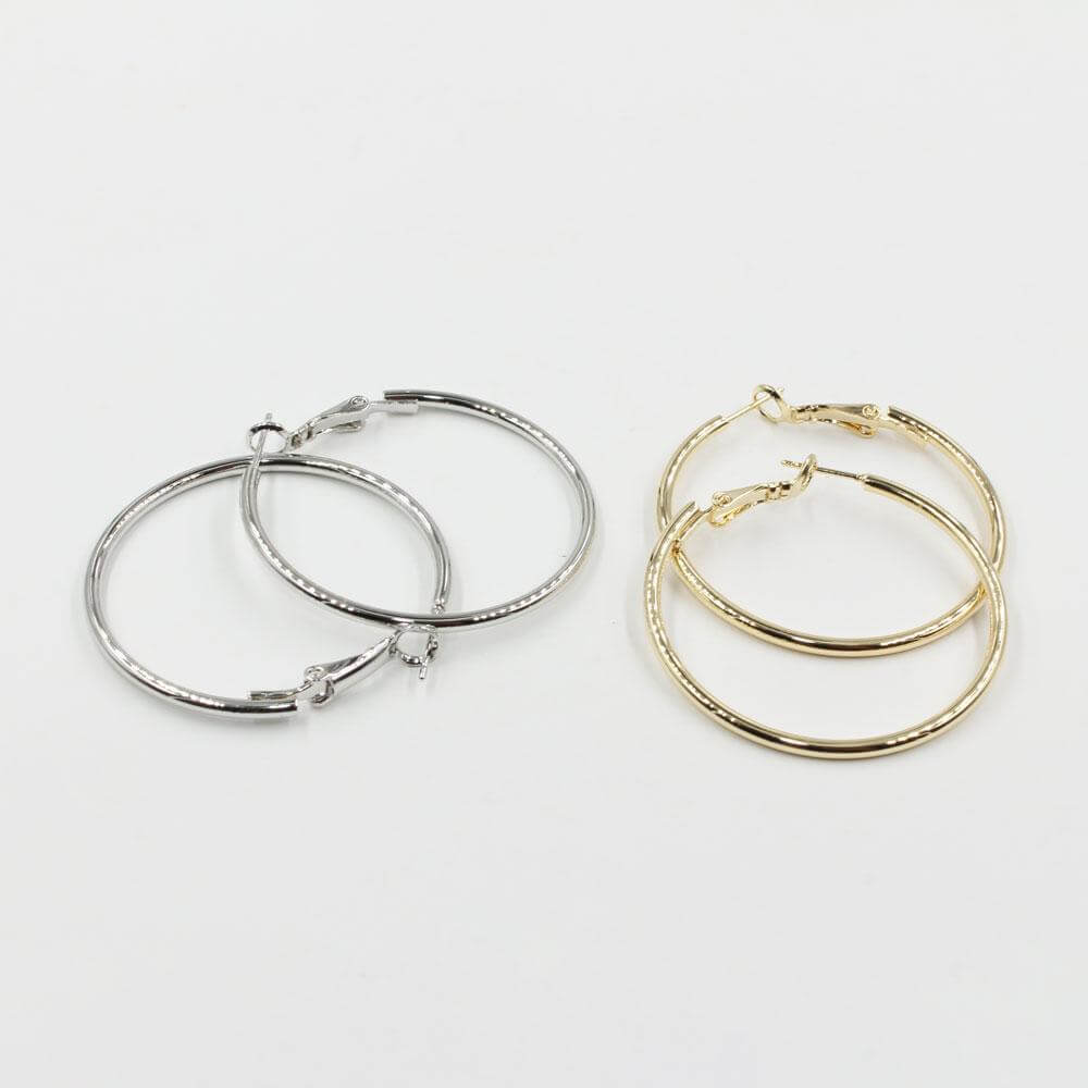 حلق مدور ميتال صغير حلق متوفر 2 لون  