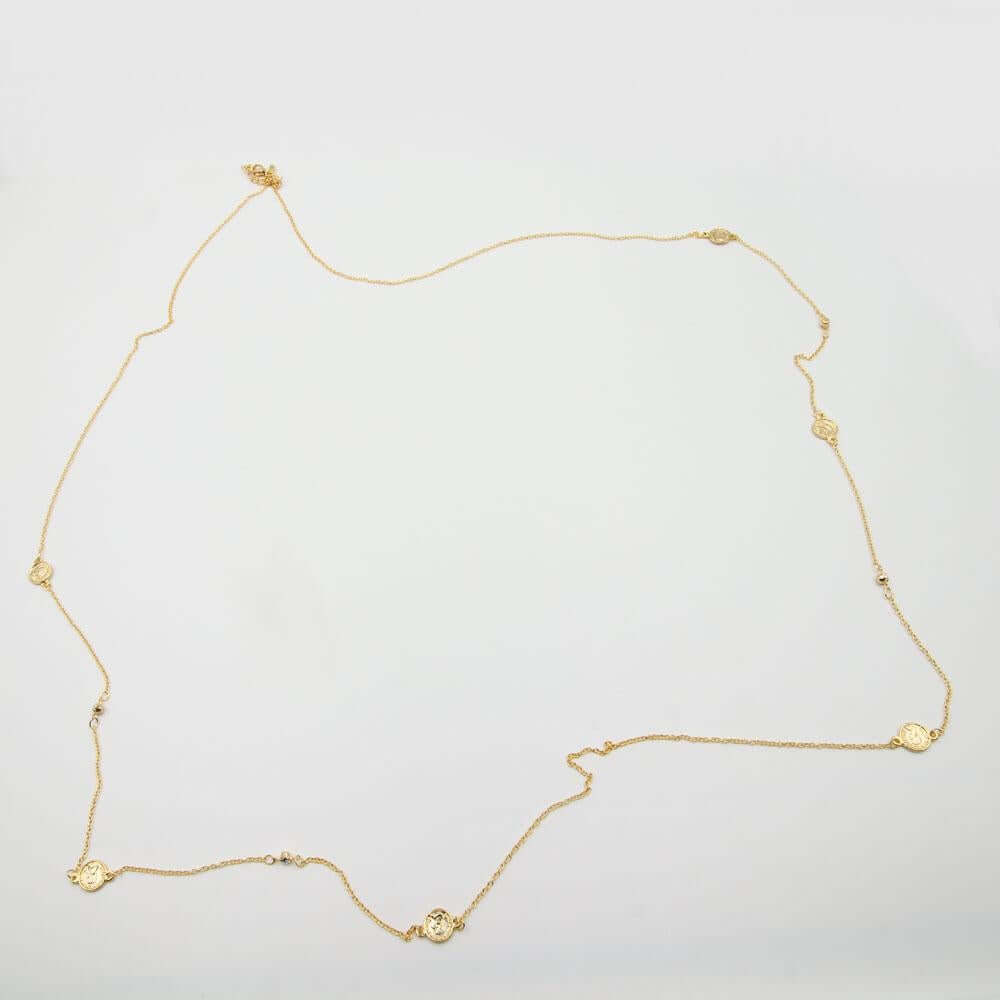 سلسال جنيهات طويل سلسال متوفر 2 لون ذهبي