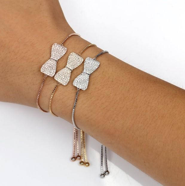 اسوارة فيونكه سحاب زركون اسواره متوفر 3 لون