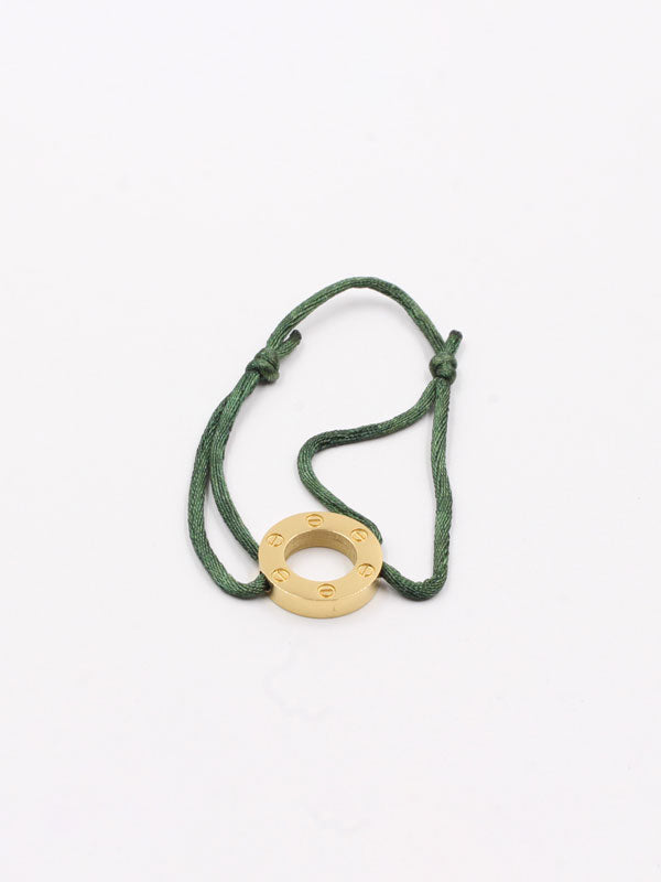 Cartier thread bracelet - أسوارة كارتير خيط اسواره Jewel أخضر ذهبي 
