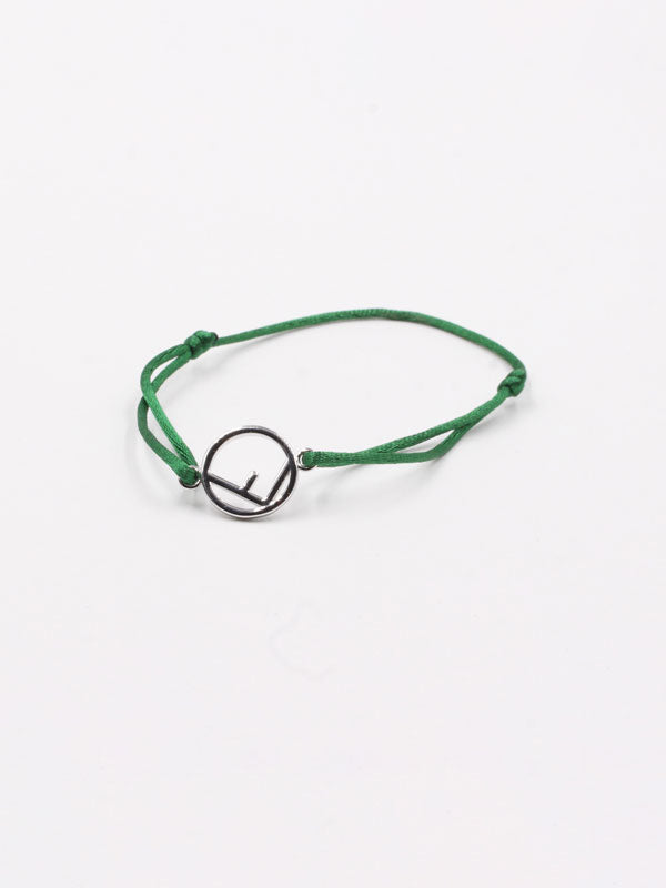 fendi string bracelet - أسوارة فندي خيط اسواره Jewel أخضر فضي  