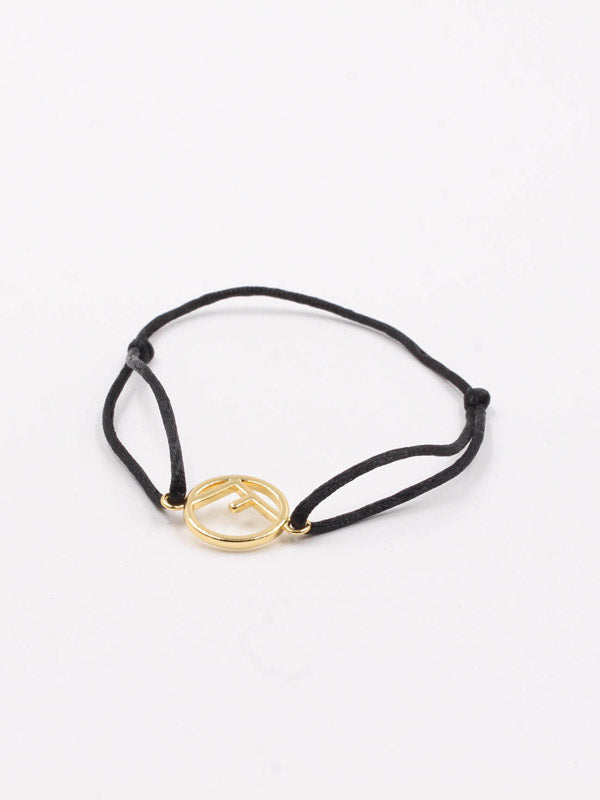 fendi string bracelet - أسوارة فندي خيط اسواره fendi أسود ذهبي