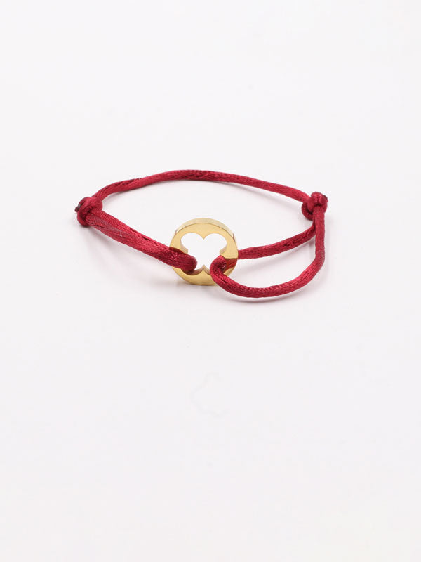 Louis Vuitton string bracelet - أسوارة لويس فيتون خيط اسواره Jewel أحمر ذهبي  