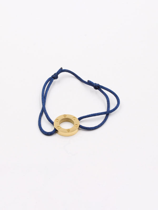 Cartier thread bracelet - أسوارة كارتير خيط اسواره Jewel أزرق ذهبي 